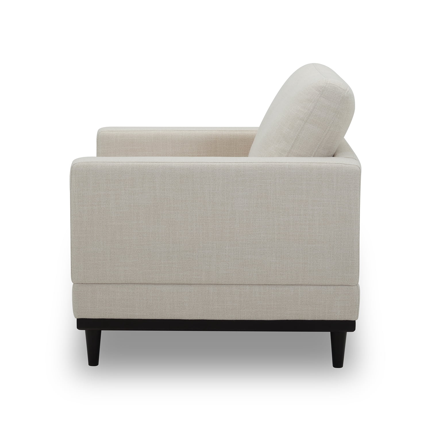 Better Homes & Gardens Springwood Wood Frame Accent Chair, Cream Linen
