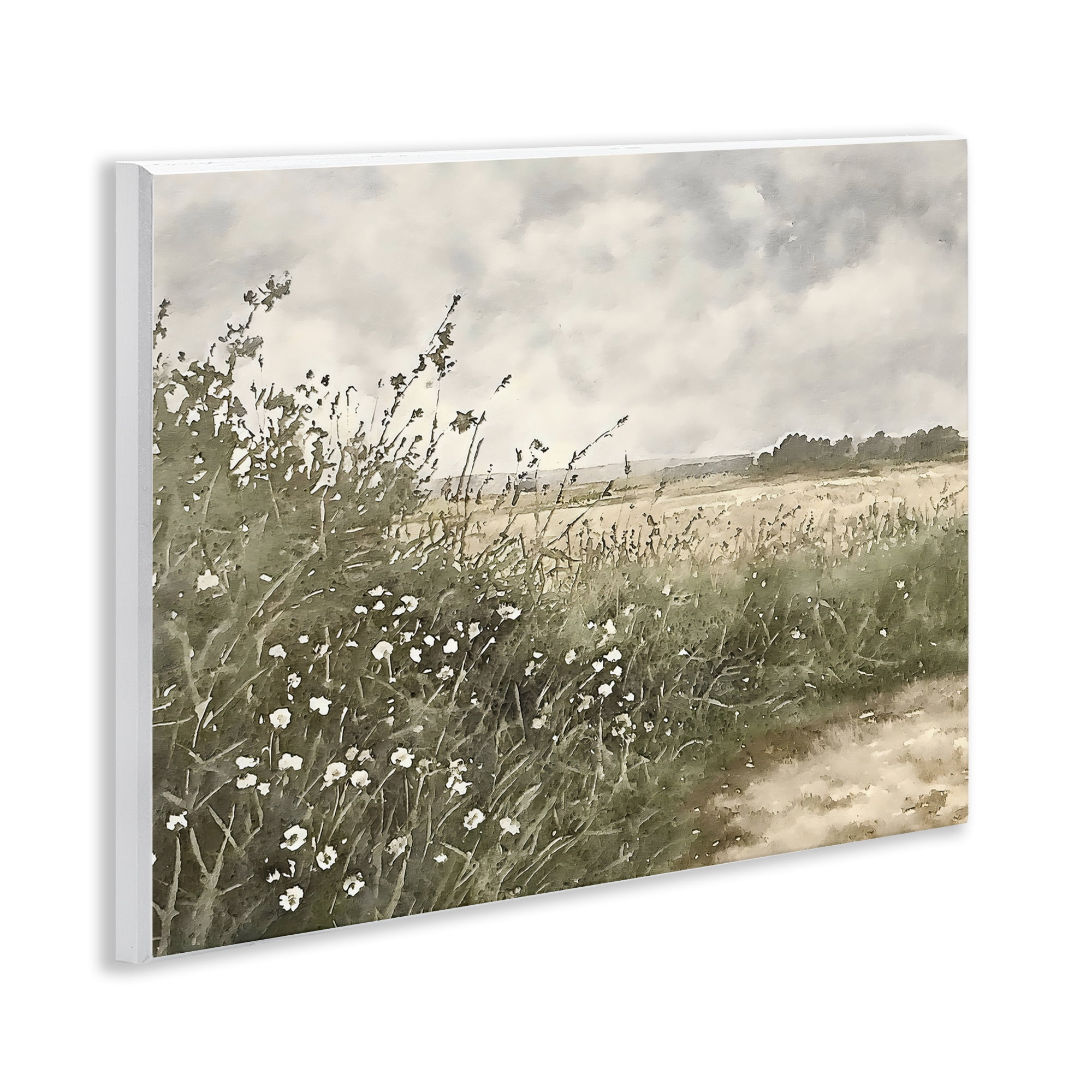 Stupell Industries Soft Meadow Landscape at Dusk Wall Plaque Art, design by Riley B
