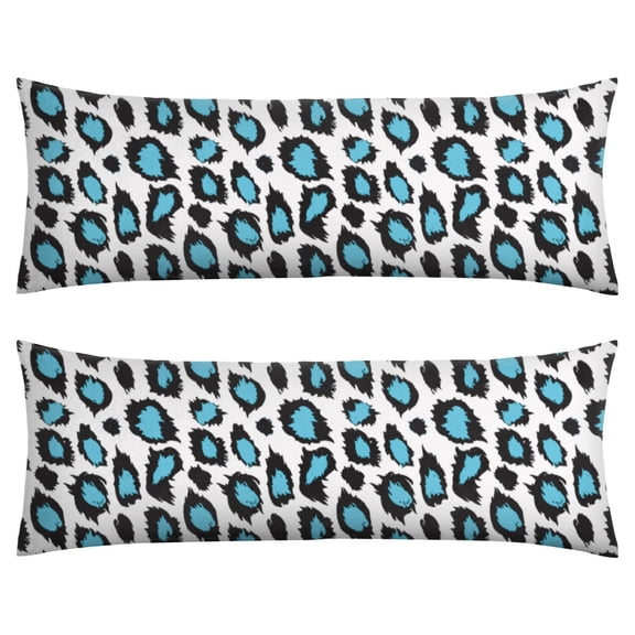 Cheetah Spot Body Pillow Cover 20x54 - Modern Long Pillow Case with Hidden Zipper - Cozy Leopard Print Maternity Pillowcase - Stretchy Breathable Bed Pillow Cover for Sleeping & Decor