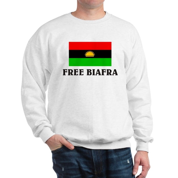 CafePress - Free Biafra Sweatshirt - Crew Neck Sweatshirt