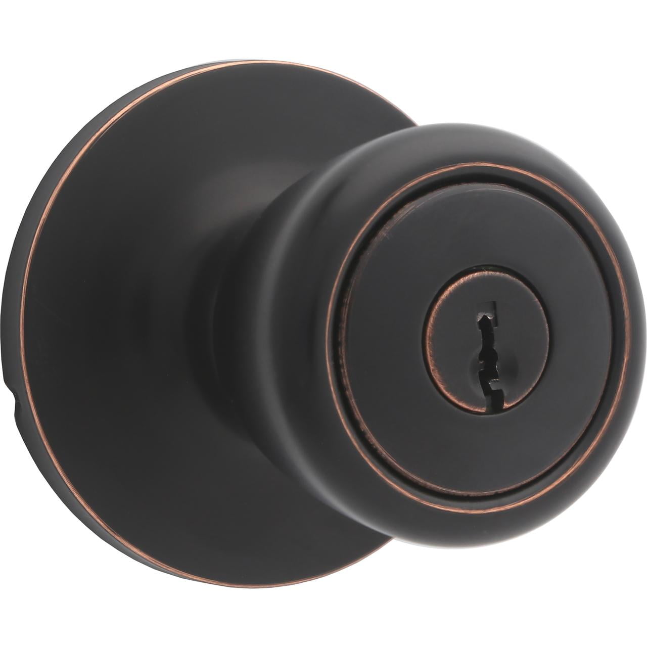 Lokhaus Keyed Entry Tulip Doorknob Oil Rubbed Bronze 2 Count