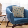 thumbnail image 6 of Plutus 26" x 26" Wool Dot Luxury Throw Pillow in Blue, 6 of 9