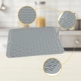 thumbnail image 4 of Unique Bargains Silicone Easy Clean Waterproof Dish Drying Mat Dark Gray 15.7*11.8 inch, 4 of 6