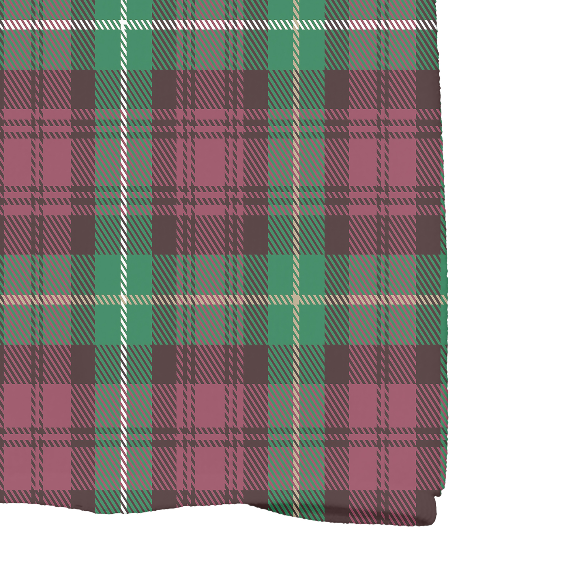 Tartan Plaid 16 x 25 Inch Red Holiday Print Kitchen Towel