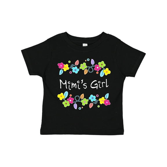 Inktastic Mimis Girl Bright Flowers Girls Toddler T-Shirt