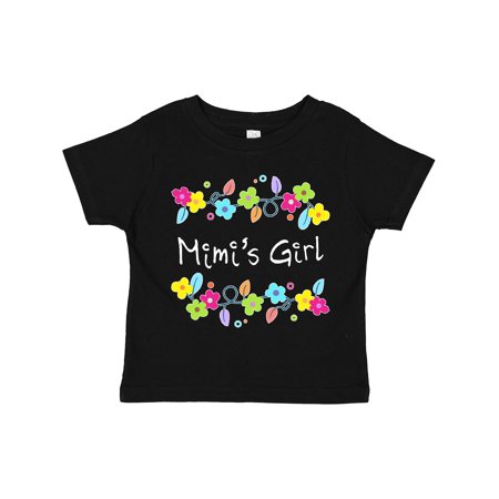 

Inktastic Mimis Girl- Bright Flowers Girls Toddler T-Shirt