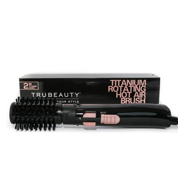 TruBeauty Titanium Rotating Hot Air Brush Black