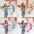 thumbnail image 5 of Globo de alas de mariposa de colores, globo inflable con alas de ángel y lazo, globo de película de aluminio para niños, 5 of 5
