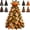 F, variant on DIY Halloween Quilted Fabric Tree Kit 3D Handmade Padded Sewing Craft Decor | Holiday Mantel Decor, Handmade Tabletop Gift for Craft Lovers, Black Cat Pumpkin Witch Design, Charming Patchwork Bundle