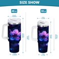 thumbnail image 3 of DIXRUYEE Steel Water Bottles Tumbler Creative Radiant Petals Pattern 40oz/30oz, 3 of 9