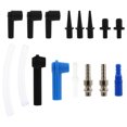 thumbnail image 4 of 16pcs Car Brake Fluid Replace Tool Oil Bleeder Pump Exchange Air Kit Connector, 4 of 9