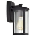 thumbnail image 2 of RADIANCE goods Transitional 1 Light Textured Black Outdoor Wall Sconce 11" Height, 2 of 11