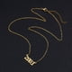 thumbnail image 3 of Collar con colgante de número de año de nacimiento, collar de acero inoxidable con número de oro y cumpleaños, joyería de cadena para mujer y niña Ormromra LRWJ198-17, 3 of 6