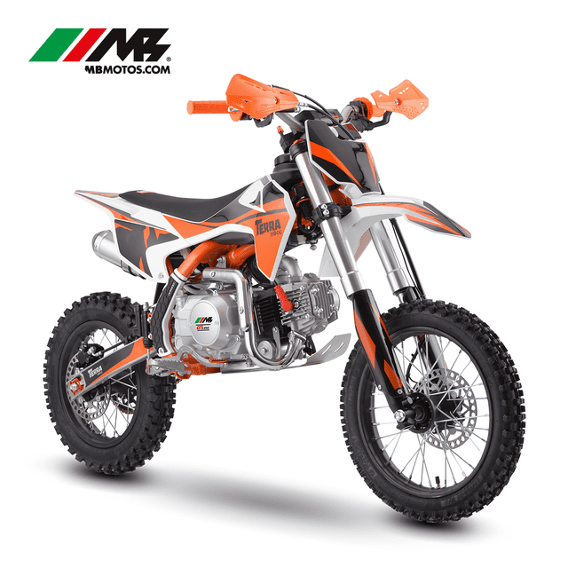 Motocicleta Doble Propósito MB Terra 110cc Naranja 2024 MB Motos Terra 110GT Semiautomática 110cc Naranja