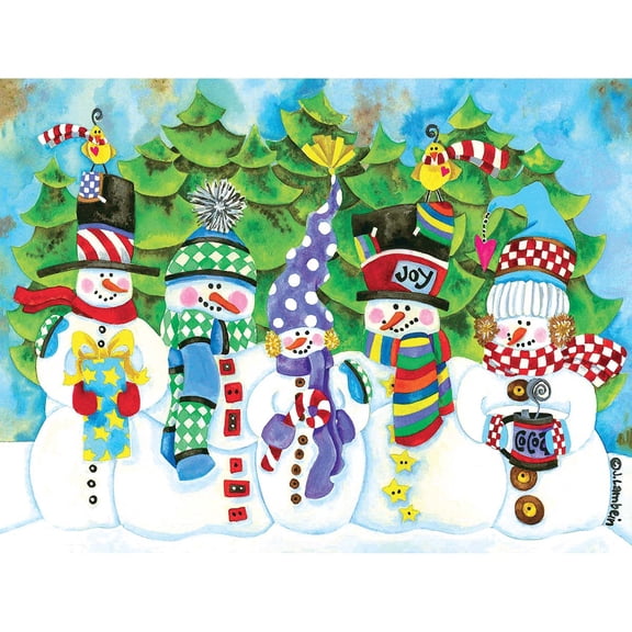 Ceaco- Let It Snow - Snowperson Family - 300 Piece Jigsaw Puzzle