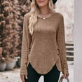 thumbnail image 5 of VERUGU Long Sleeve Shirts for Women Crew Neck Casual Tunic Tops Lightweight Pullover, 5 of 5