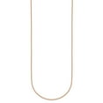 thumbnail image 2 of Auriga Fine Jewelry 14K Rose Gold Polished 1.5 mm Solid Cable Chain Necklace for Women 30", 2 of 6