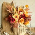 thumbnail image 3 of Yuarrent Ramo de flores artificiales otoño Año Nuevo decoración falsa guirnalda hogar comedor Bar Hotel Oficina café centro de ornamento Decoración del hogar Yuarrent HA070365-01, 3 of 6