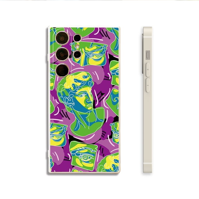Agregue un toque de diversión y protección a su iPhone con esta innovadora funda para teléfono de TPU a prueba de golpes con diseño de dibujos animados