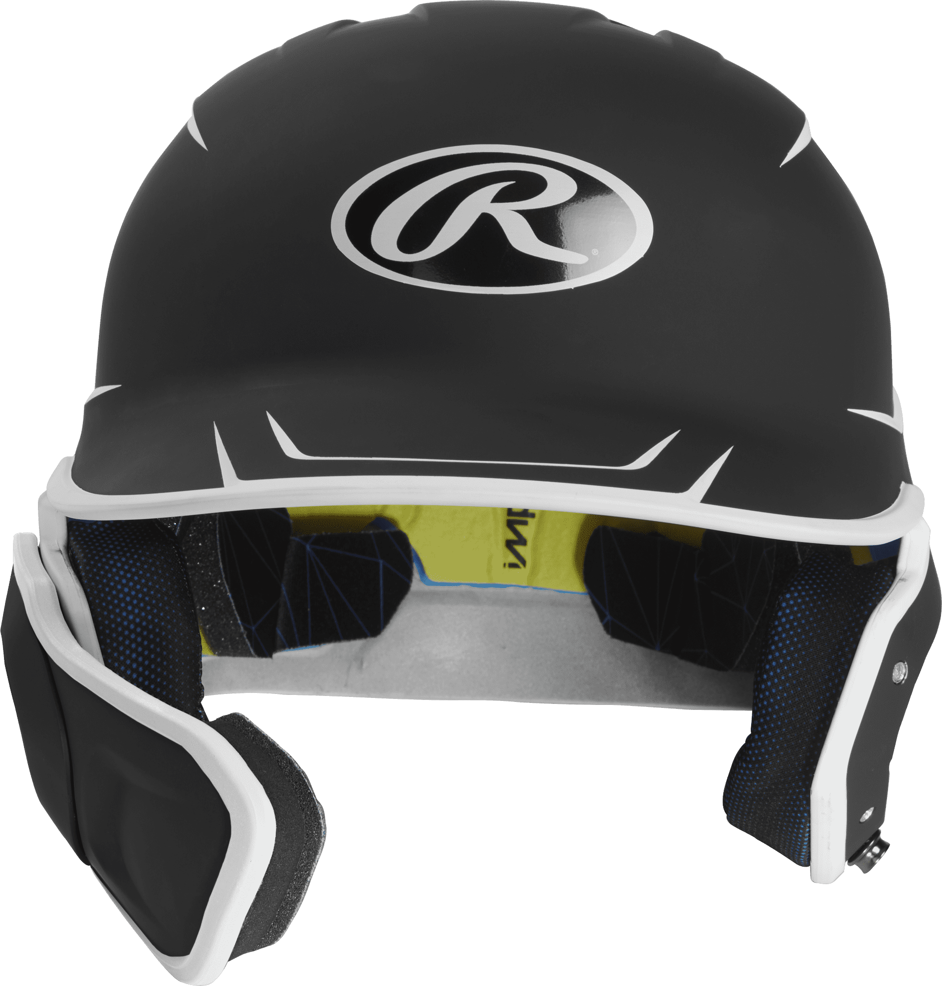 Rawlings Mach Junior 2Tone Matte Baseball Helmet with LHB EXT Flap