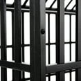 thumbnail image 3 of Noble House 52" Heavy Duty Dog Crate with Wheels, Large Metal Dog Kennel with Double Doors and Removable Trays, Black, Black, 3 of 14