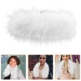 thumbnail image 2 of Lujoso y moderno collar de bufanda de piel sintética para mujer, bufanda, abrigo, cuello peludo, cómoda bufanda de invierno, bufanda de invierno para mujer, cuello tipo chal para mujer, 2 of 5