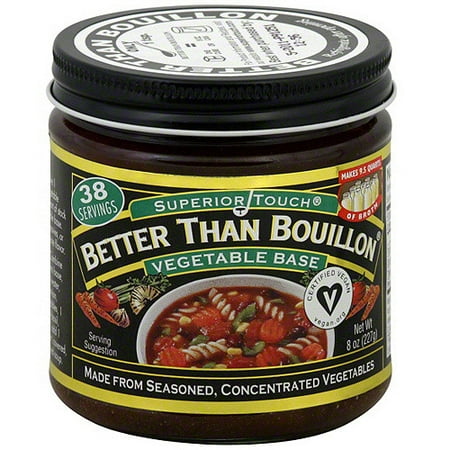 Superior Touch Better Than Bouillon Vegetable Base Bouillon, 8 oz (Pack of 6)