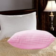thumbnail image 1 of Fiudx Relleno de Almohada, Relleno de Algodón Suave, Soporte Resistente, Blanco y Rosa, Esencial para La Decoración Del Hogar, Uso Versátil, Hipoalergénico, Tamaño 15.7 X 26.7 Pulgadas, 1 of 7