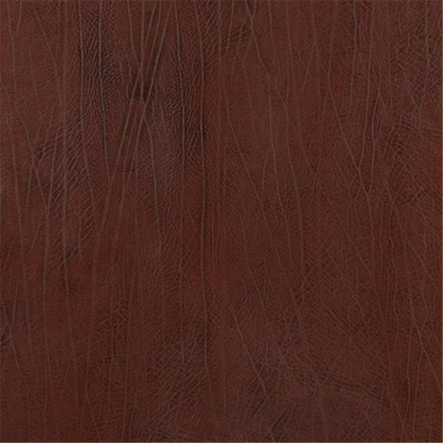 Designer Fabrics G582 54 in. Wide Sienna Brown, Upholstery Grade Recycled Leather