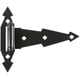 thumbnail image 1 of Bisagra Deco en T negra de 7 pulgadas National Hardware, 1 of 1
