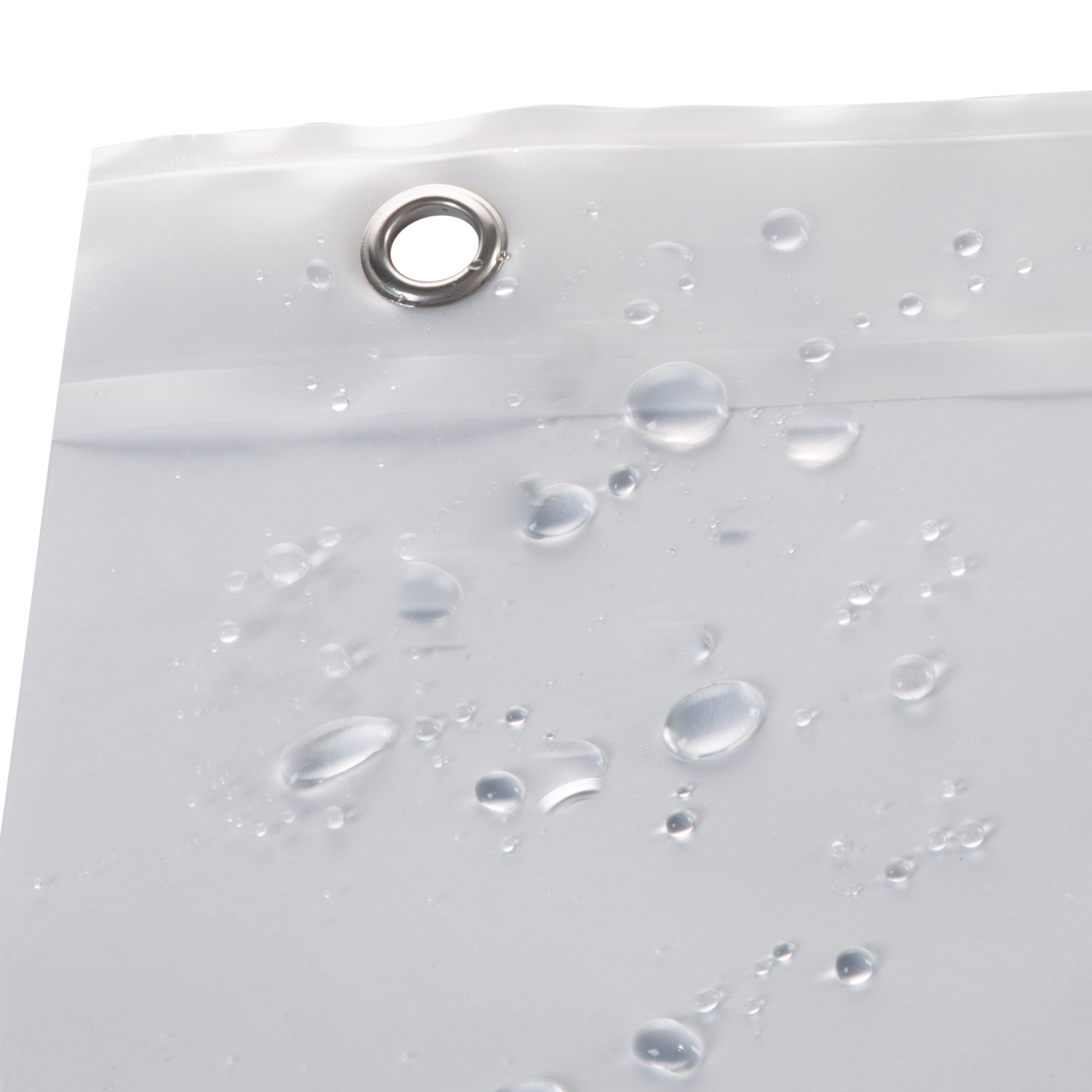 Bath Bliss 2 Pack PEVA 6 Gauge 70" x 72" Bathroom Shower Liner in Clear