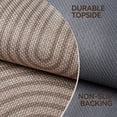 thumbnail image 6 of Front Door Mat 17''x30'', Brown Absorbent Muddy Dirt Resist Washable Non Slip Low-Profile Indoor Doormat, Easy Clean Welcome Entryway Door Mats, 6 of 9