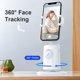 thumbnail image 4 of Titular de Selfie Smart 360° Auto Face Tracking Gimbal Desktop Selfie Stabilizer Robot Camarógrafo con lente ajustable Base estable Soporte para teléfono para Smartphone Vlog Live Streaming Video Cha Romacci  Titular de Selfie, 4 of 7