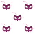 thumbnail image 1 of Minnieouse Retro Delicado Ocultar Prom Color sólido Masquerade Ball Maquillaje Fiesta Rendimiento Danza Decoración para Halloween rosa rojo Rosa roja 5piezas, 1 of 6