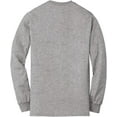 thumbnail image 6 of Gildan Men's 5.5 oz., 50/50 Long-Sleeve T-Shirt, Sport Grey, Medium, 6 of 6