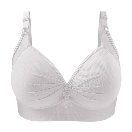 Fabiurt Seamless Bras Women s Push Up Wireless Bra Comfort Support No Underwire Bras Comfortable Wire Bralette Everyday Underwear White White