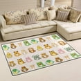 thumbnail image 2 of Coolnut Lightweight Soft Area Rugs 31x20 Inch, Zodiac Animals Floor Mat Doormat for for Rooms Entrance Hardwood Floor Living Room Nursery Rugs, 2 of 6