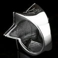 thumbnail image 4 of Retro Personality Fashion Domineering Six-pointed Star With Diamond Ring For Men, 4 of 6