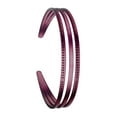 thumbnail image 4 of Diadema de tres filas para niñas y mujeres, ideal para bodas, fiestas, accesorios cómodos. Rojo, 4 of 8