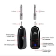 thumbnail image 3 of USB Rechargeable Wireless Guitar Wireless Transmission System Kit Black UHF Emitter Receiver Set for Guitar Bass Organs Accessories, 3 of 7