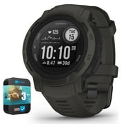 Garmin 010-02641-21 Forerunner 255 Music GPS Smartwatch Whitestone Bundle with 3 YEAR CPS Enhanced Protection Pack