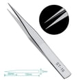 thumbnail image 1 of 1Pc Precision Stainless Steel Anti-Static Tweezers Electronic Phone Repair Tool St-16, 1 of 10