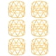 thumbnail image 2 of Anillo de servilleta Jadeshay paquete de 6 anillos de servilleta dorados, 2 of 9