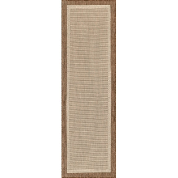 Tayse Eco Area Rug ECO1203 Transitional Gold Single-Color Flat 2' 2" x 7' 3" Rectangle