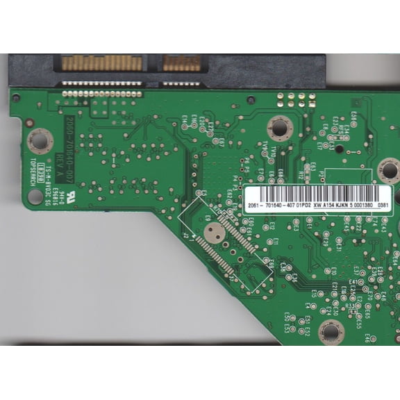 WD10EADS-22M2B0, 2061-701640-407 01PD2, WD SATA 3.5 PCB