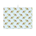 thumbnail image 1 of Fotbe Cartoon Sea Turtle Alfombrilla de Secado para Cocina con Estampado, 18x24 Pulgadas, 1 of 7