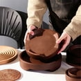 thumbnail image 3 of Planter Saucers Watering for Plants, Round Home Ceramic Flower Pot Drip Trays, 3 of 7
