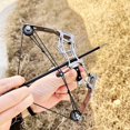 thumbnail image 3 of HAHDAXIA 6"/7.4"/7.9"/8.6" Mini Compound Bow and Arrows Set for Target Shooting Hunting Games Pocket Bow Survival Bow Archery Gift, 3 of 6