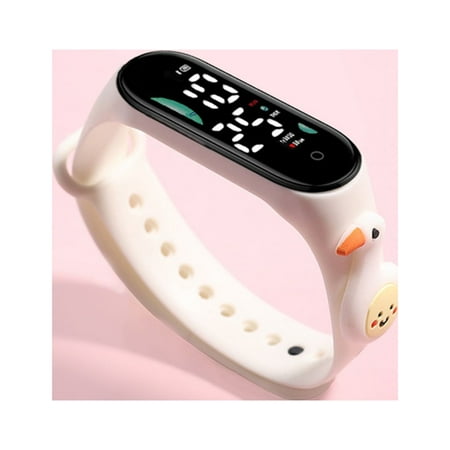 Kid s Joy! HIMIWAY Sweatshirt Dress Electronic Watches with Bluetooth Connectivity for Kids Innovative and Smart Wearable Technology for Kids LED Electronic Waterproof Watch