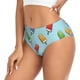 thumbnail image 2 of Fotbe Modern Ice Cream Calzones Estampados para Mujer – Ropa Interior de Algodón, Cómoda, Suave y Elástica-3X-Large, 2 of 6